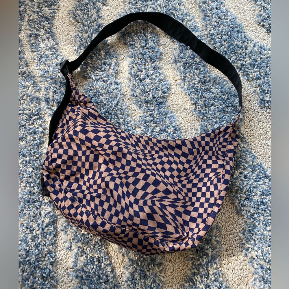 Baggu Trippy Checker Medium Crescent